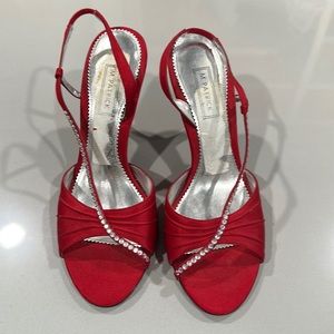 M Patrick red sling backs 161323  size 7.5